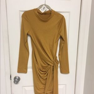 Mustard colored dress
