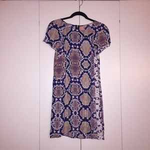 Eight Sixty - Snake Shift Dress