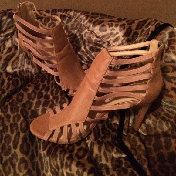 Jessica Simpson strap heels.