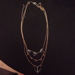 Stella and Dot Turquoise Stone layering necklace