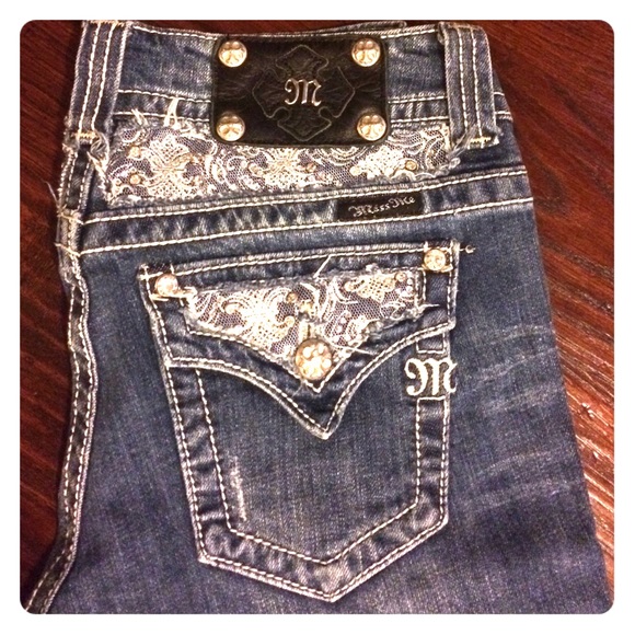 Miss Me Jeans with Lace Detail 💕