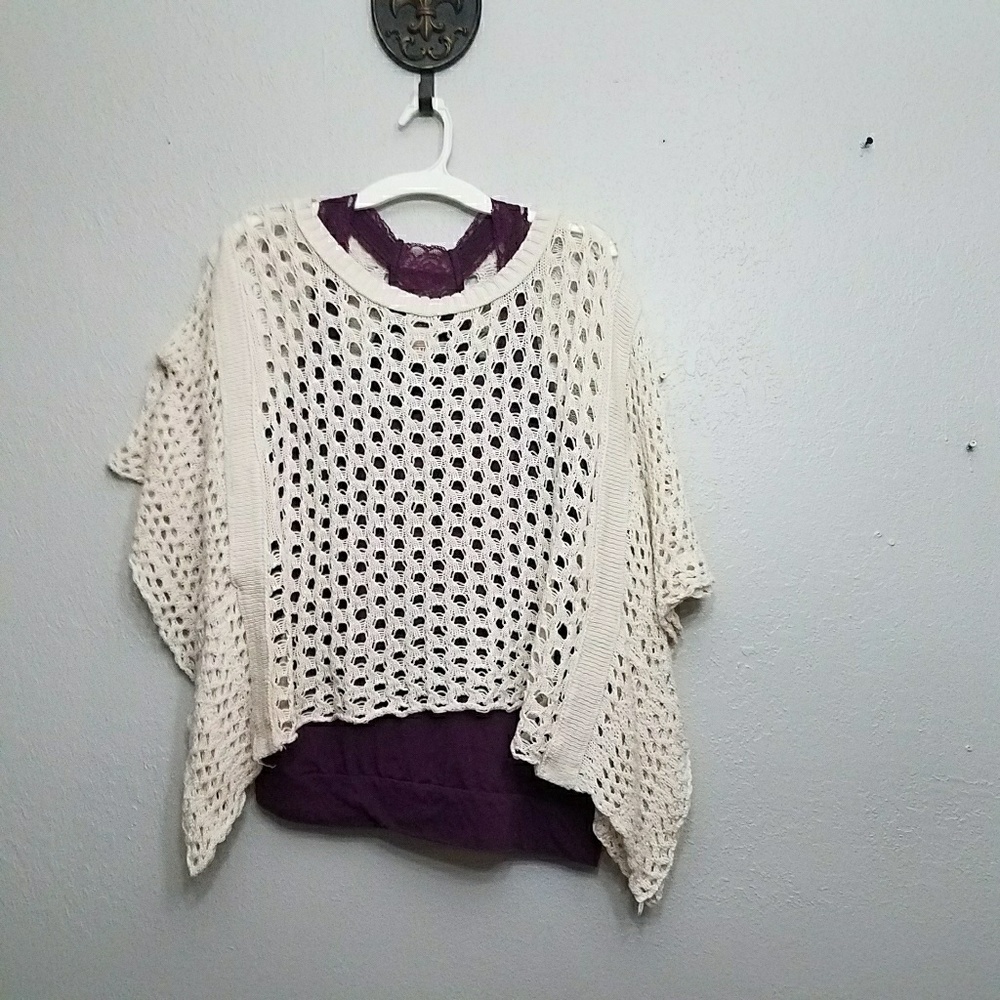 Chunky knit dolman