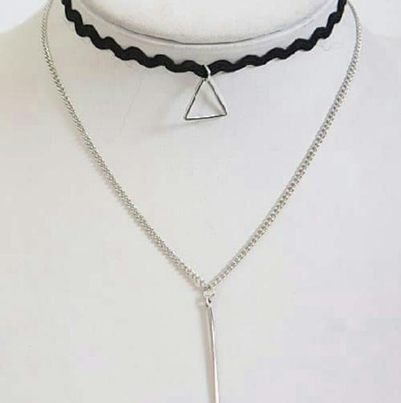 Squiggle multi layer necklace - Picture 2 of 2