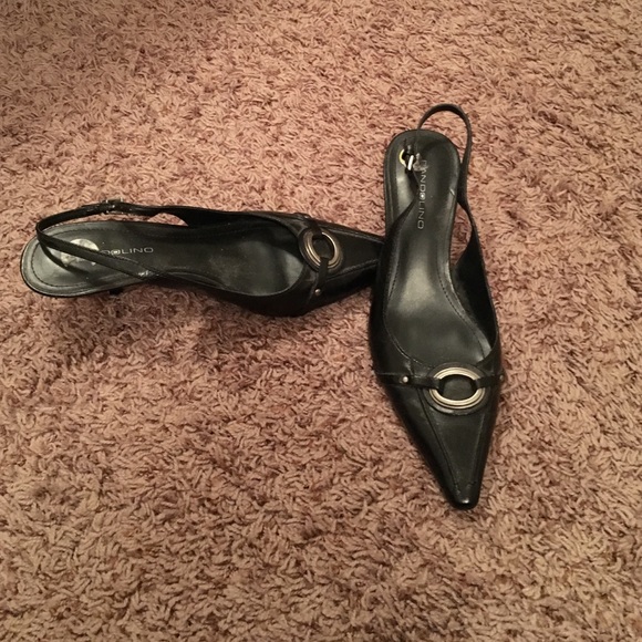 Bandolino sling back shoe with 1 inch heel