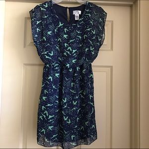 Blue dress with green  🐦💕