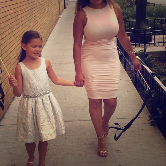 Light Pink Knee high Dress