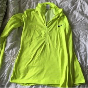 Nike 1/4 Zip Lime