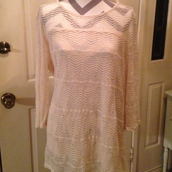 Beautiful cream lace top