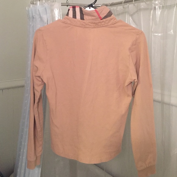 Vintage Burberry Beige Long Sleeved collared Shirt