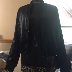 Black "bomber" jackets