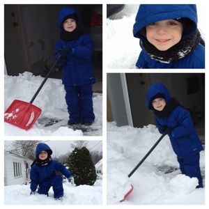 Gap kids XS 5 blue snow suit