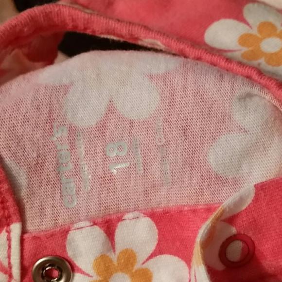 2 pink Carter's sleeveless dresses/tops