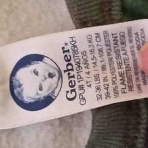 2 pr Gerber footed pajamas