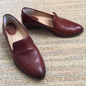 Frye Reese Venetian loafers, redwood, size 5.5
