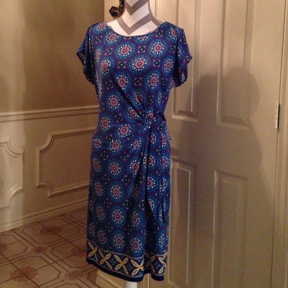 Gorgeous mock wrap dress for the office