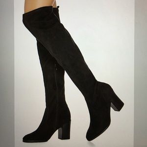 Over the Knee Black Boots