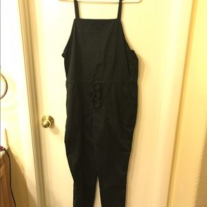 Black overalls