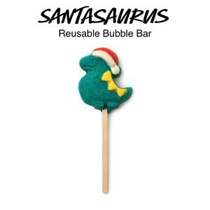 Lush BUNDLE OF 3 Santasaurus Reusable Bubble Bar