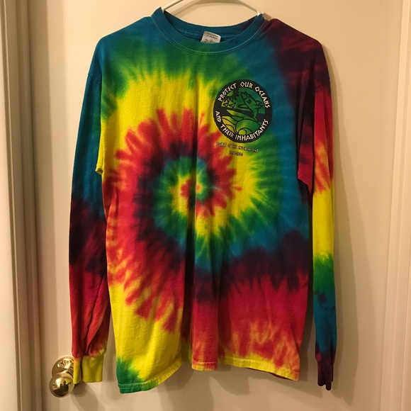 Spirit of the Environment tie dye long sleeve