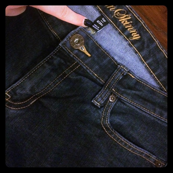 Gap Dark Wash Skinny Jeans for Fall 🎃🍁🍂