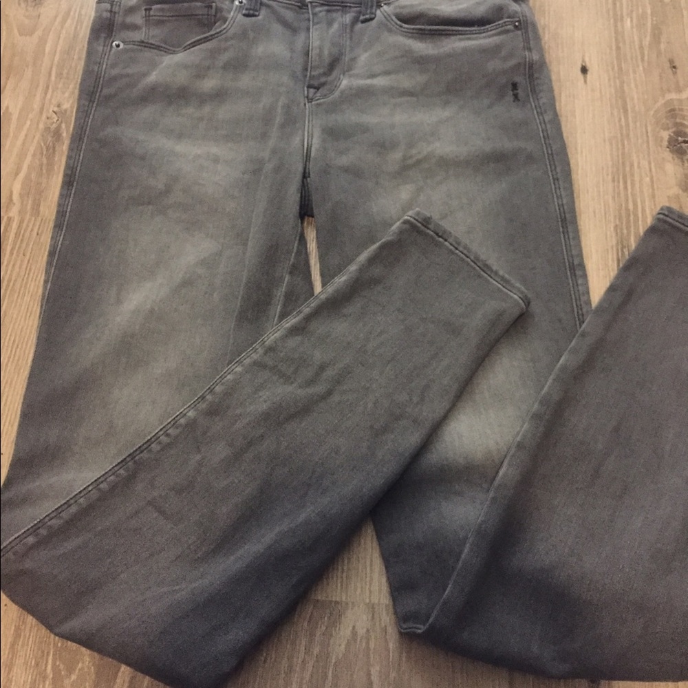 Genetic demin skinny jeans EUC size 28 medium gray