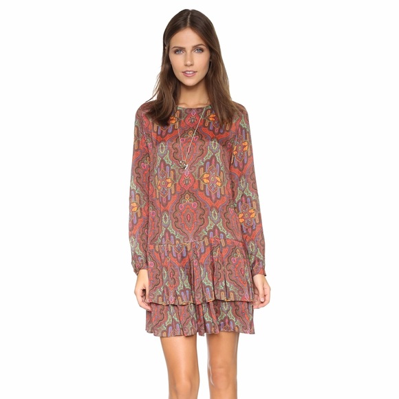 Sam & Lavi - Paisley Dress w/ Ruffle Bottom