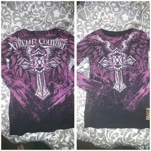 Buckle long sleeve shirt