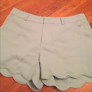 Scalloped shorts