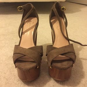 Jessica Simpson platform wedges