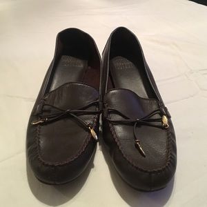 Brown loafers