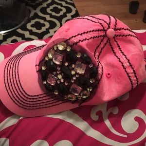 Olive and Pique Pink girly ball cap.