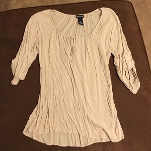 Wet Seal High Low Peasant Blouse