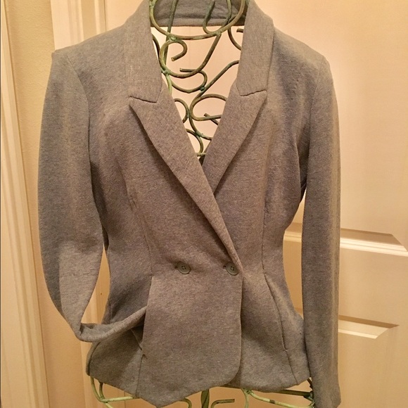 T Alexander Wang  chic gray  cotton jacket .