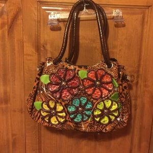 Colorful flower purse