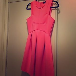 Pretty in pink empire waist dress