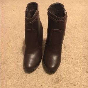 Chocolate brown booties