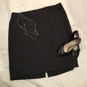 NWOT Lane Bryant Grey Pinstripe Pencil skirt sz20