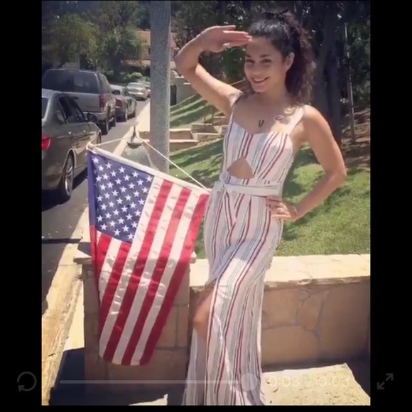 REVOLVE Red, White and Blue Striped Dress