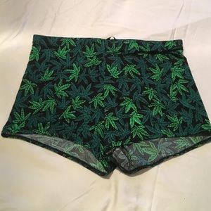 High waisted Mary Jane booty shorts.