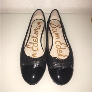 Sam Edelman Sara Leather Cap Toe Ballet Flat