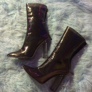 Black Friday saleBlack pvc clear heels