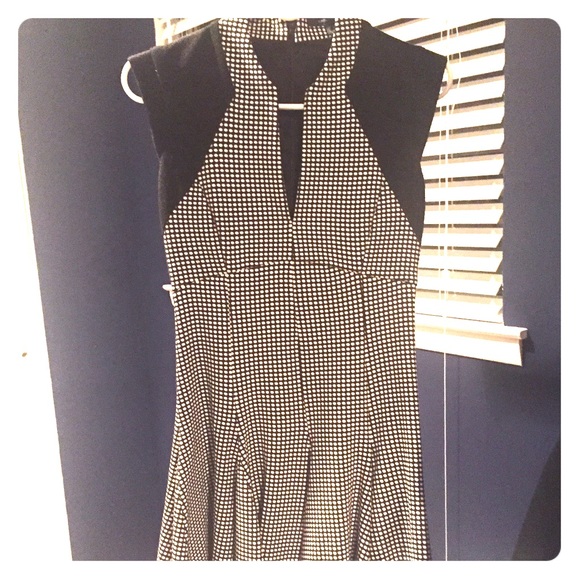 French Connection drop waist pleated dress