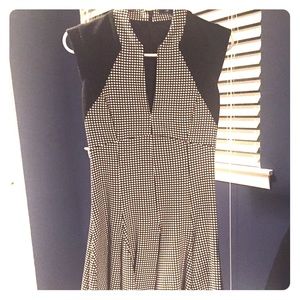 French Connection drop waist pleated dress