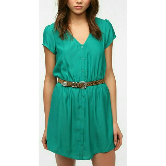 Button Down Shirt Dress from UO