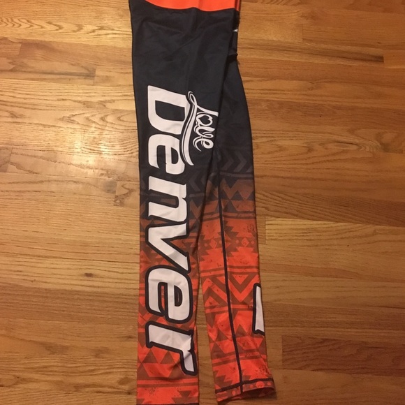 Denver Bronco leggings