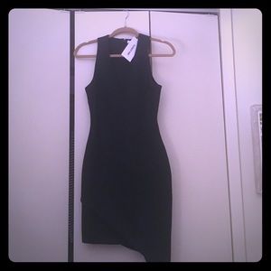 Elizabeth and James black cocktail dress