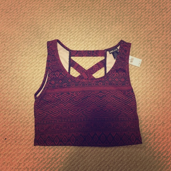 Tribal crop top! Brand New