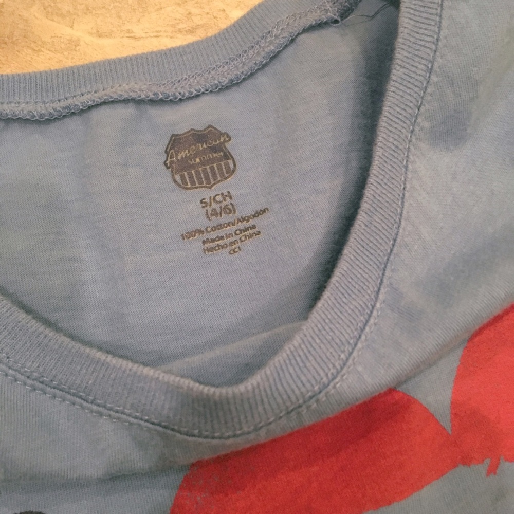 AMERICAN SUMMER 'I LOVE USA' t-shirt - Picture 3 of 5