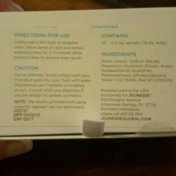 SOLD* Instantly Ageless by Jeunesse - Picture 2 of 2