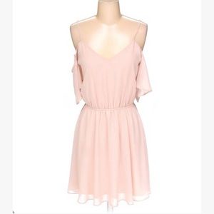 ASOS Baby Pink Off - Shoulder Dress size 2